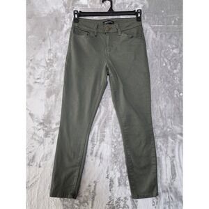 Royalty For Me Womens Olive Green Skinny Pants Size 6 High Rise Stretch Trousers